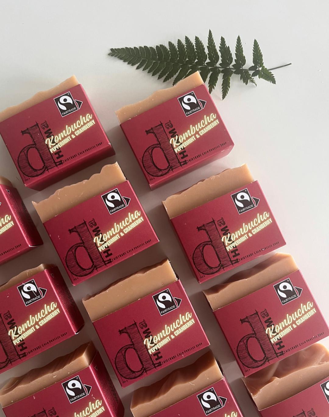 Cranberry Peppermint Kombucha Soap