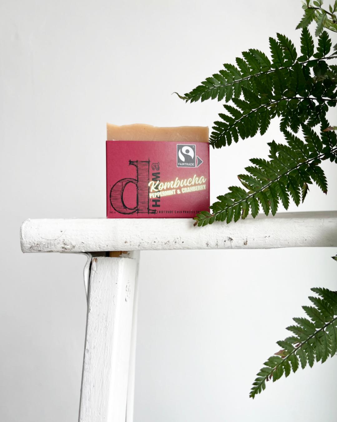 Cranberry Peppermint Kombucha Soap